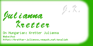 julianna kretter business card